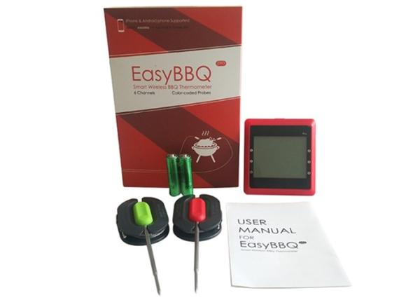 Max 6 Probes Grilling Bluetooth Food Thermometer Wireless Remote With Two Channel