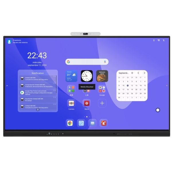 19 Years Factory Interactive Touch Screen Monitor Anti Glare Anti Scratch Glass Easy Maintenance High Performance Interactive Whiteboard For School Education Teaching Equipment