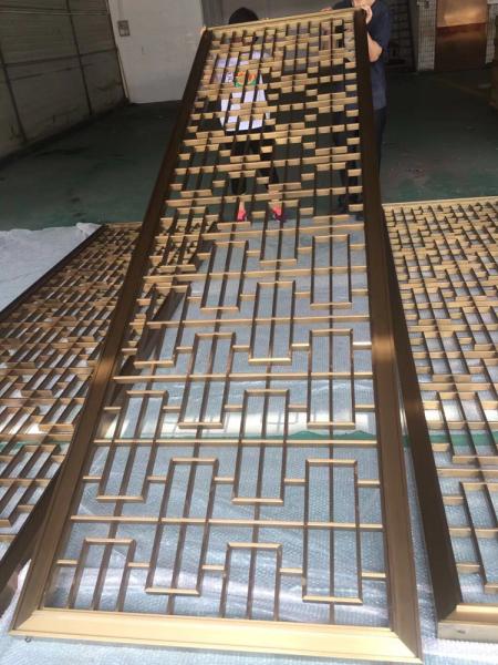 Plain Weave Stainless Steel Partition Perforated Indoor Divider Screen