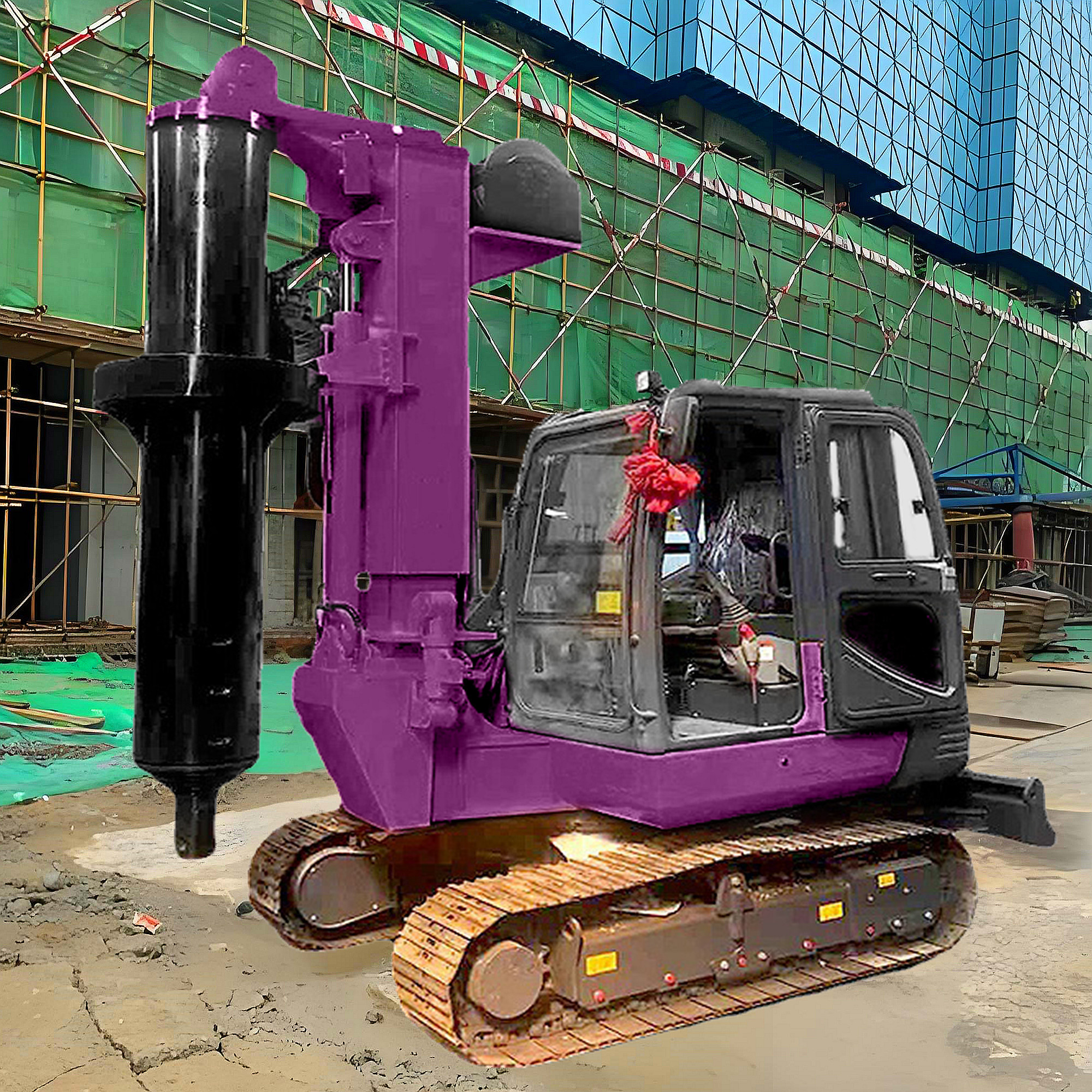Hydraulic Rotary Drilling Rig Highway Municipal Engineering Construction Machine Portable Drill Rig