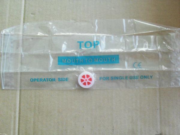 Competitive promotion products key chain emergency disposable CPR face shields