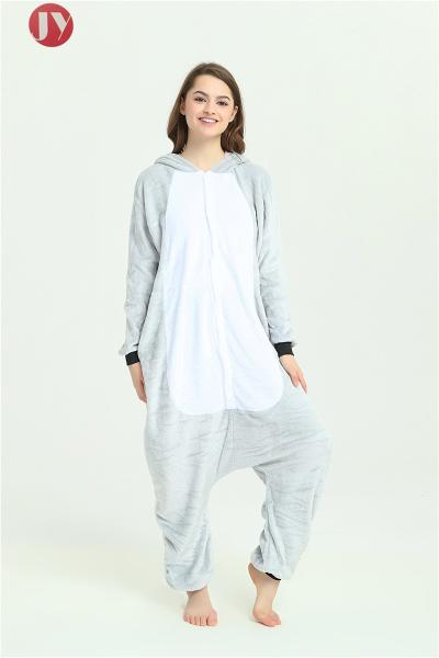 Animal Pajamas Gray Totoro Costume Men , Totoro Onesie Adult With Flannel