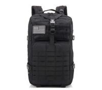 revestimento impermeável do plutônio do saco 1000D Cordura do alforje do exército do preto 45L