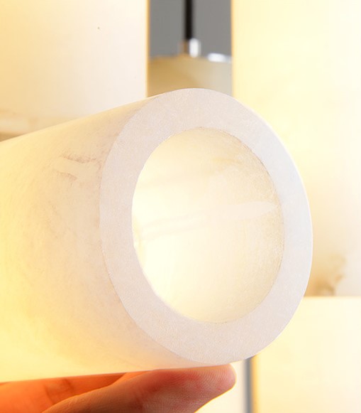 Декоративных ламп кухни AC265V потолочная лампа алебастра современных современных естественная мраморная