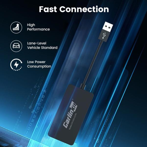 Android Car AI Box CCPA Wireless USB Dongle Android Auto And Carplay Supporting Wired Mirroring