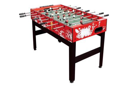 Solid MDF Colorful 48 Foosball Table Wood Soccer Table With Chromed Steel Rod