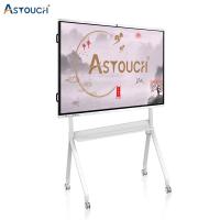 tela plano interativo Whiteboard da placa 60Hz esperta prata de 75 polegadas