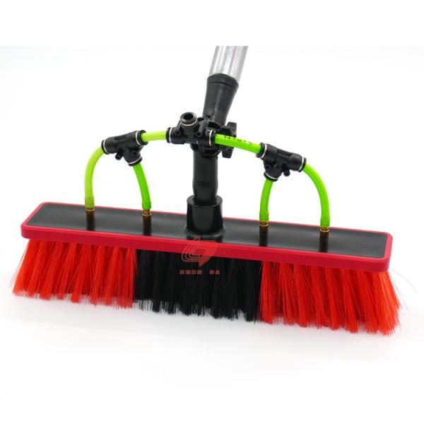 Water Fed Pole Solar Panel Brush Telescopic For Window Cleaning