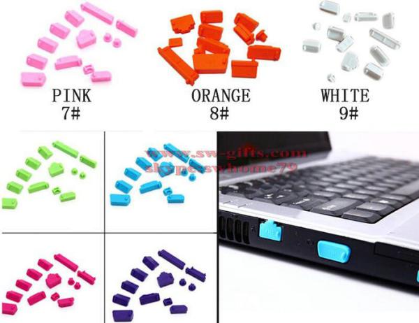 Colorful Silicone Laptop Anti Dust Plug Cover Stopper Universal Laptop dustproof usb dust plug Computer Accessories