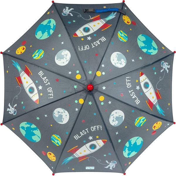 2023 Cute and Cool 8K Hook Handle Windproof Children's Rain Umbrella 190T Nylon Fabric