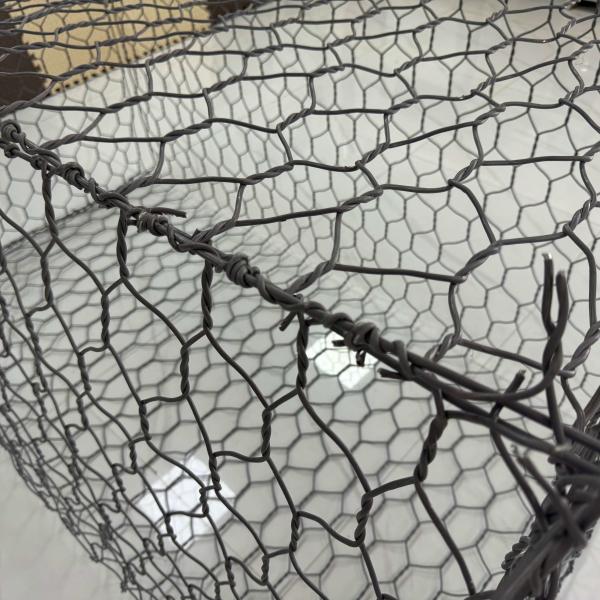 Gabión Cestas colchón río 3mm Control de la erosión de estabilización de alambre de trabajo pesado zinc recubierto