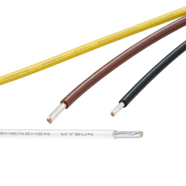 UL1726 4/0AWG   A costa da baixa tensão estanhou o preto azul branco vermelho isolado PFA de cobre do fio