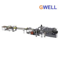 Linha de extrusão de painéis de gabinete PVDF de PP PE ABS 600kg/H 1000 - 2000mm Largura