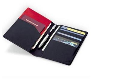 Cow Split Leather Travel Ticket Wallet Custom Design / Logo Acceptable