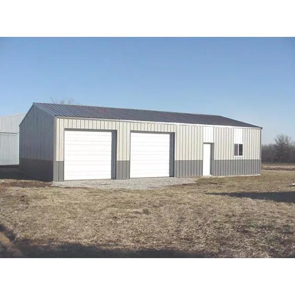 High Strength Car Garage Buildings Wind Resistant Seismic Resistant Metal Car Garage Buildings