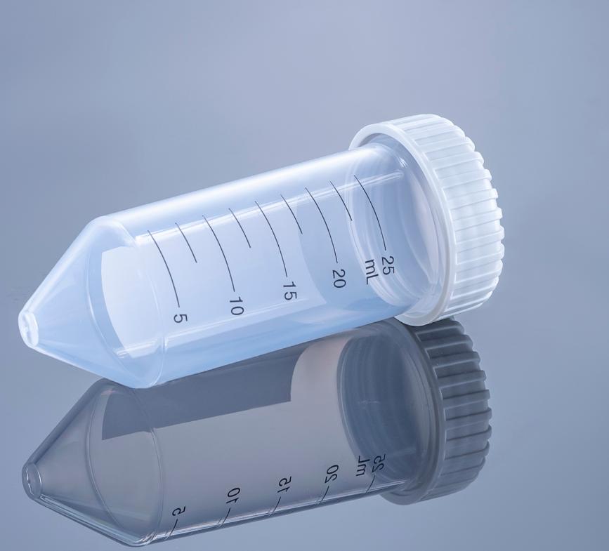 CenLee Conical 25ml Disposable Self-Standing Microcentrifuge Lab Centrifuge Tubes