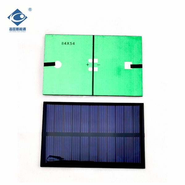 5.5V Strip Solar Photovoltaic Panel 0.6W Customizable Mini Epoxy Solar Panel ZW-8454