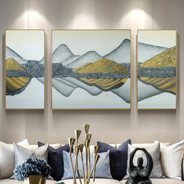 Custom Handmade Painting Wall Art Printing on Canvas for Living Room Decor Customized Size Accepted