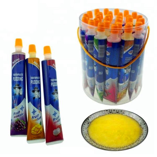Toothpaste Shape Fruit Jelly Candy Liquid Fruit Jelly Sweets For Children