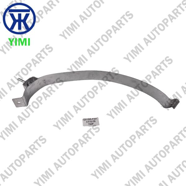 High-strength Steel Muffler Clamp with Galvanized Coating for Isuzu 700P 4HK1 - OEM Standard Exhaust Clamp