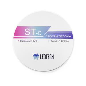 Super Translucency Zirconia Milling Discs Precolored ST C Zirconia Block For