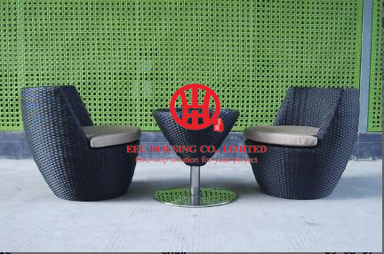 Garden cozy furniture rattan coffee table and chair