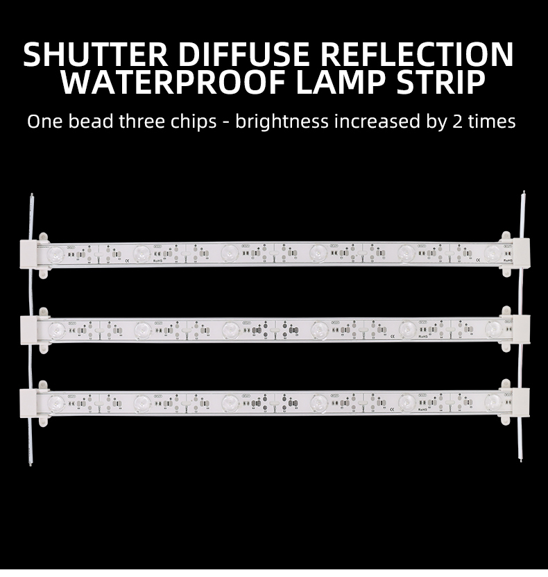 Приведенные отражательные 12VDC 130lm SMD3030 диффузные освещают прокладку контржурным светом
