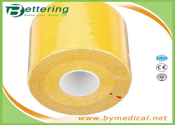 Kinesiology Physiotherapy Tape For Pain Relief , Cotton Sports Therapy Tape