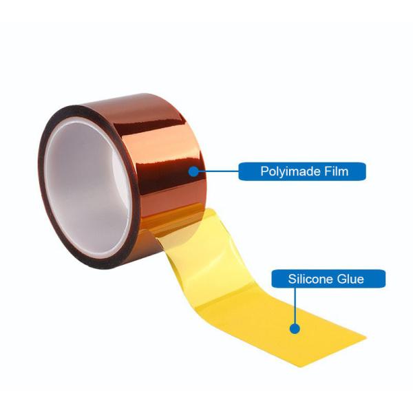 0.05 мм янтарная полимидная пленка с изоляционной силиконовой лентой 260°C