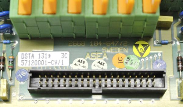 DSTA 131 57120001-CV ABB Unité de connexion pour carte IA