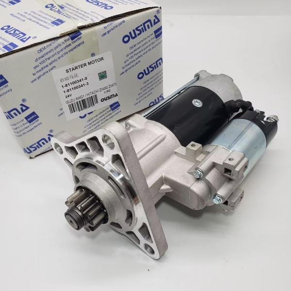 1-81100341-0 motor de arrancador 1-81100341-3 Assy For Isuzu Engine 6WG1 Hitachi ZX450 ZX470