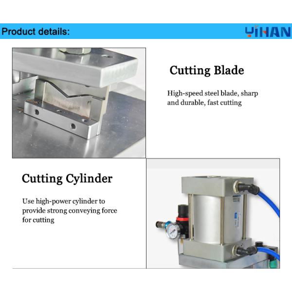 Pneumatic Large Square Cable Wire Cutting Machine for 10-150MM2 BVR Wire 50 Stroke