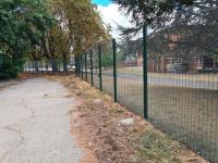 Seguridad anti del hurto anti de la subida que cerca el panel de visión claro revestido del polvo 358