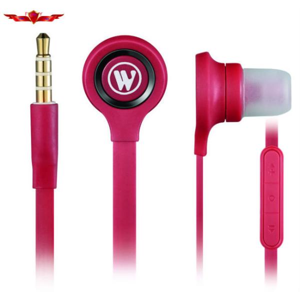 Hot Selling Super Bass 3.5MM Wired In Ear Earphone With MIC For Iphone 5S Multi Colors