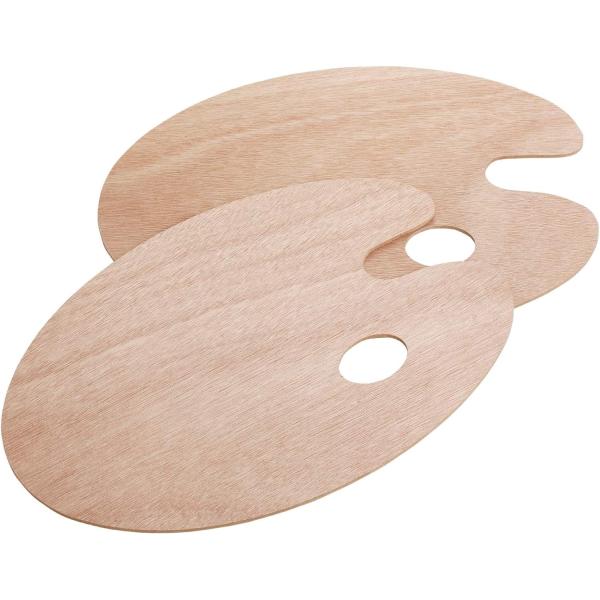 Palette de peinture en bois, palette d'art pour la peinture