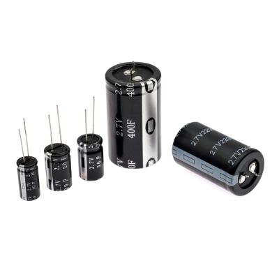 High Temperature 85℃ Farad Super Capacitor Cylindrical 1F~400F 2.7V