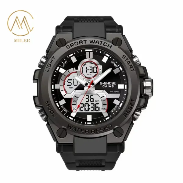 Modern Type Malaysia 30 Meters Water Resistance Leather Strap Quartz Wrist Watch