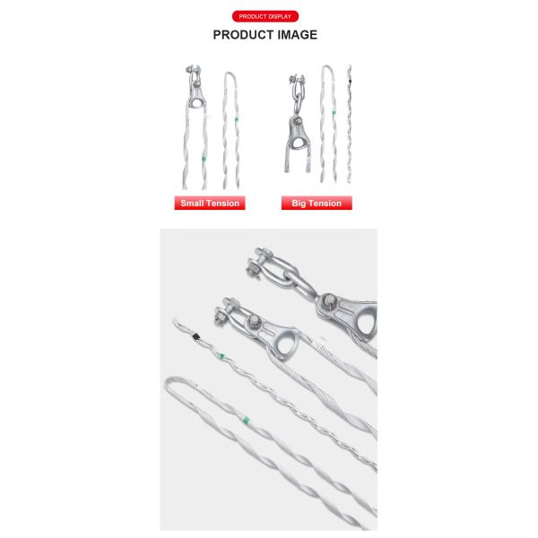 Galvanized Preformed Guy Dead Grip Ends