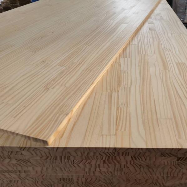 FSC CC Construction Solid Wood Panels Finger Joint Pine Board Natural Texture