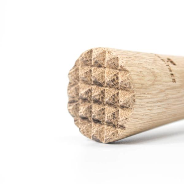 Wooden Mojito Muddler Bar Tool Ice Crusher & Canvas Bag Set | Make Cocktails Drinks And Crushed Ice With Ease