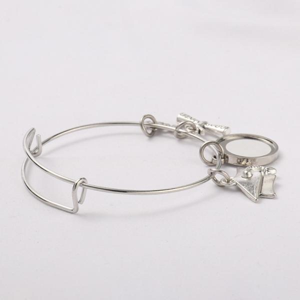 Bracelet de bijoux fantaisie pour cadeau de remise de diplôme DIY Imprimable par sublimation Bracelet de remise de diplôme