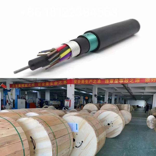 Cabos subterrâneos de fibra óptica de blindagem não metálica de chapa dupla GYFTA53/gYTA53