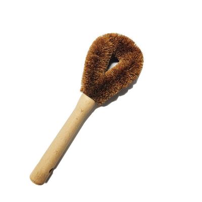 Wooden Handle Household Cleaning Brushes Eco Friendly Sisal Coconut