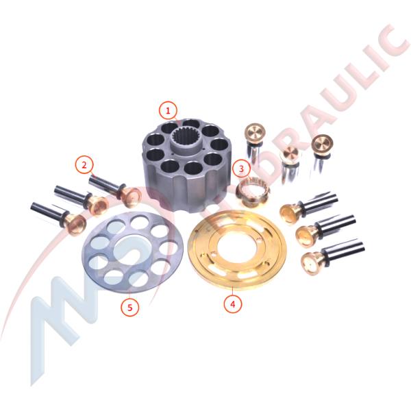 Nabtesco Series Hydraulic Parts Hydraulic Motors Parts Piston Shoe cylinder block
