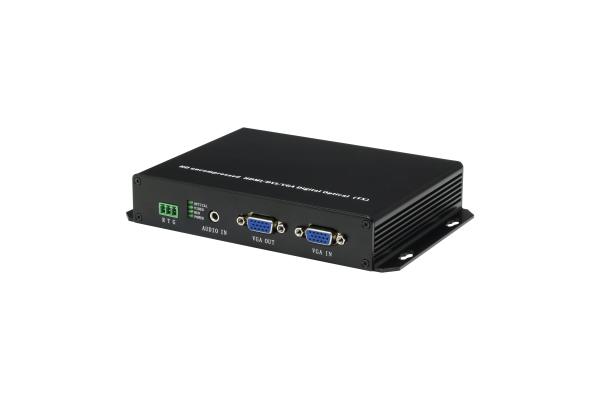 2 channel VGA converter video audio extender with SFP VGA fiber Optic Converter 1080P/60H,Available OEM/ODM