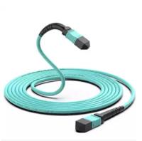La correction optique de fibre multimode de MPO-LC attachent 8/12/16/24 câble optique de fibre de noyau