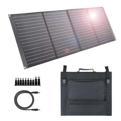 160W Foldable Solar Panels With 156.75mmx156.75mm Cell Size Maximum System Voltage 100V