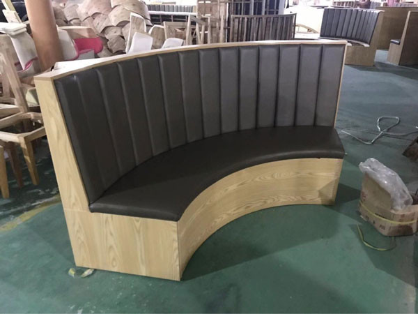 Софа клуба комбинации кожаная изогнула подковообразный подгонянный скелет металла