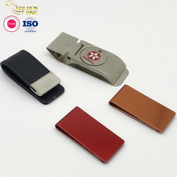 Wholesale Masones Club Gold Plating Anti Brass Credit Card Holder Wallet Metal Money Clip For Mens