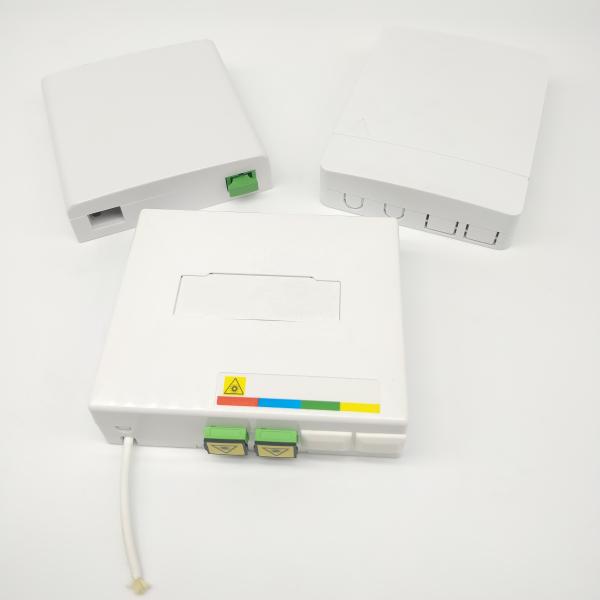 2 Port Ftth Fiber Optic Termination Box SC/APC Adapter Fiber Termination Boxes